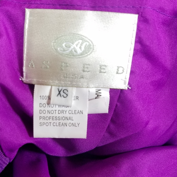 ASPEED Prom dress Strapless Sweetheart bead embellished Size XSMALL - Picture 7 of 8